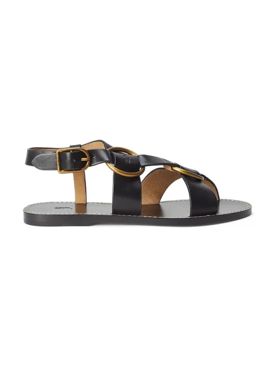Obrázek produktu Polo Ralph Lauren Kožené sandály Polo Ralph Lauren Plo Rng Sandal černá