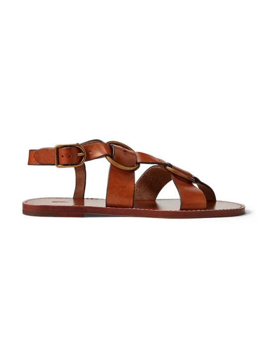 Obrázek produktu Polo Ralph Lauren Kožené sandály Polo Ralph Lauren Plo Rng Sandal hnědá