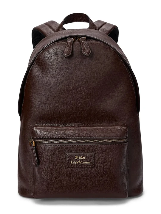Obrázek produktu Polo Ralph Lauren Kožený batoh hnědá
