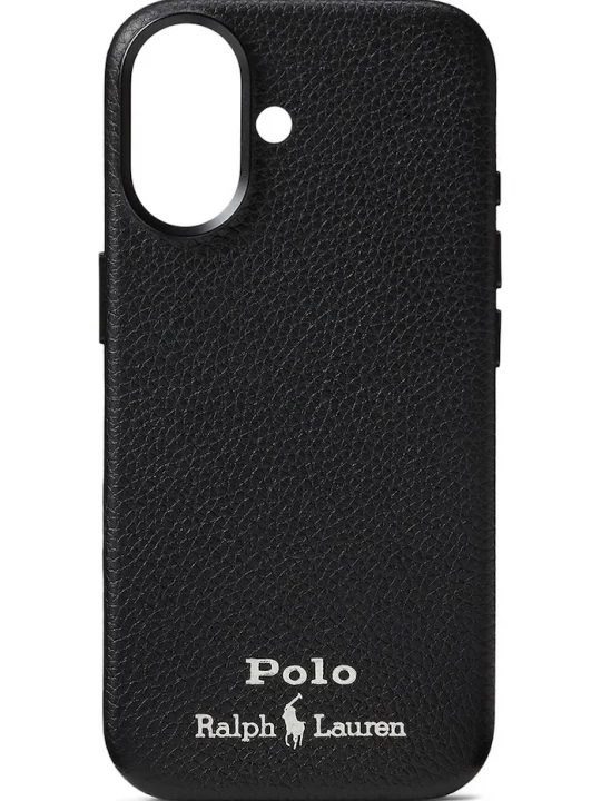 Obrázek produktu Polo Ralph Lauren Kožený obal na telefon Polo Ralph Lauren iPhone 17 černá