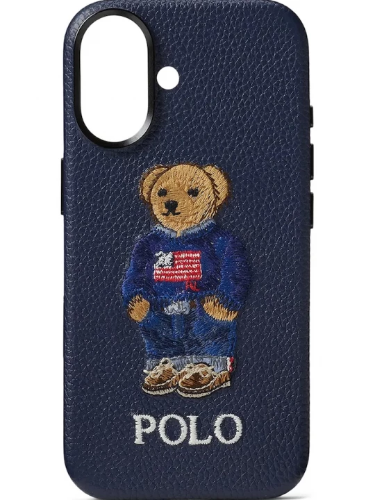 Obrázek produktu Polo Ralph Lauren Kožený obal na telefon Polo Ralph Lauren iPhone 17 námořnická modř