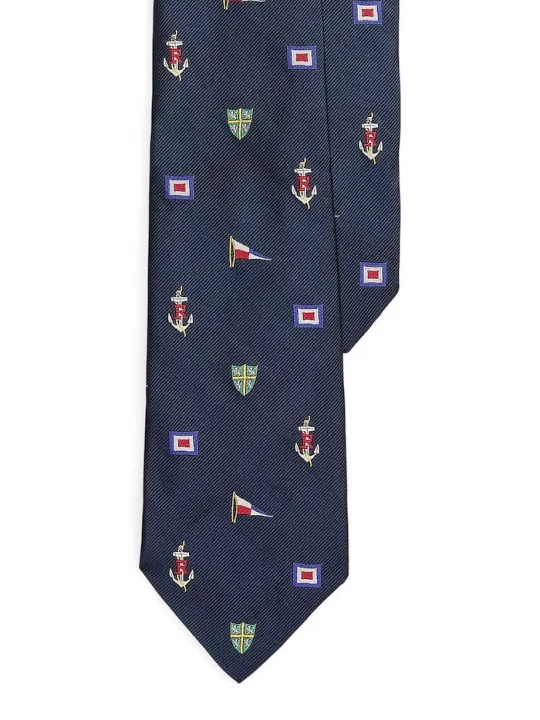 Obrázek produktu Polo Ralph Lauren kravata pánská hedvábná námořnická modř