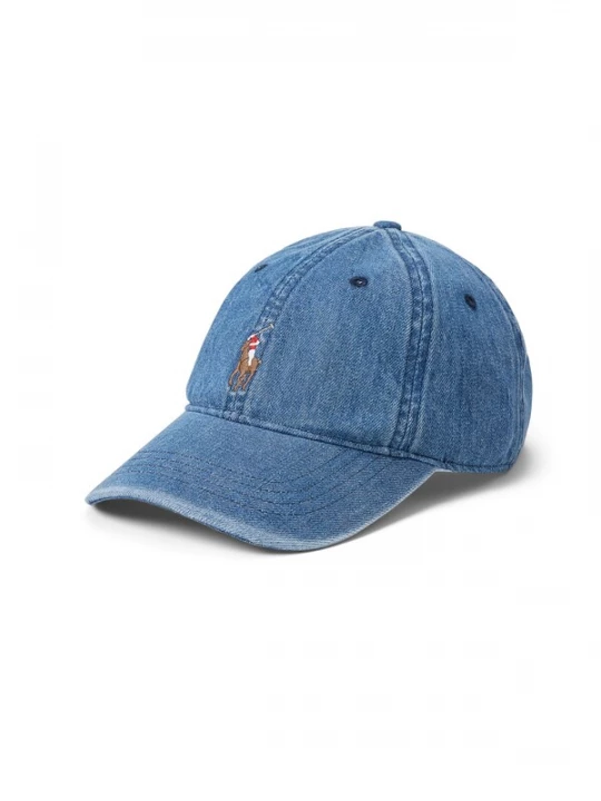 Obrázek produktu Polo Ralph Lauren Kšiltovka modrá džínovina