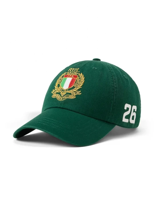 Obrázek produktu Polo Ralph Lauren kšiltovka pánská bavlněná zelená