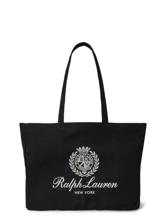 Obrázek produktu Polo Ralph Lauren látková taška dámská bavlněná černá