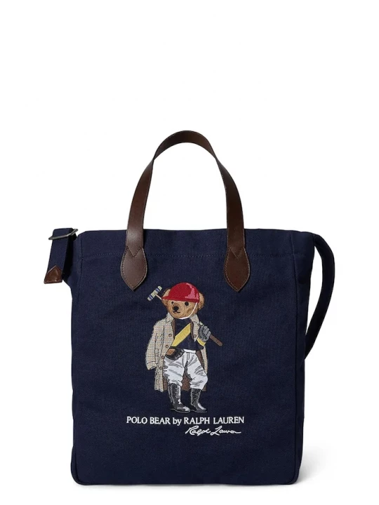 Obrázek produktu Polo Ralph Lauren látková taška pánská bavlněná námořnická modř