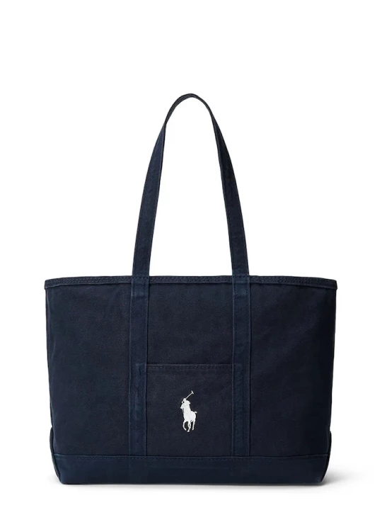 Obrázek produktu Polo Ralph Lauren látková taška pánská bavlněná námořnická modř