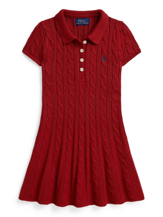 Obrázek produktu Polo Ralph Lauren letní šaty bavlněné červená