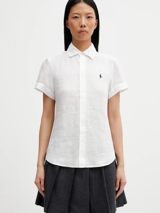Obrázek produktu Polo Ralph Lauren Lněná košile Polo Ralph Lauren 17/1 PD LINEN bílá