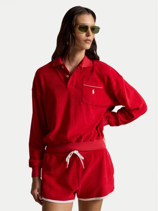 Obrázek produktu Polo Ralph Lauren Mikina 211A12737003 Červená Relaxed Fit