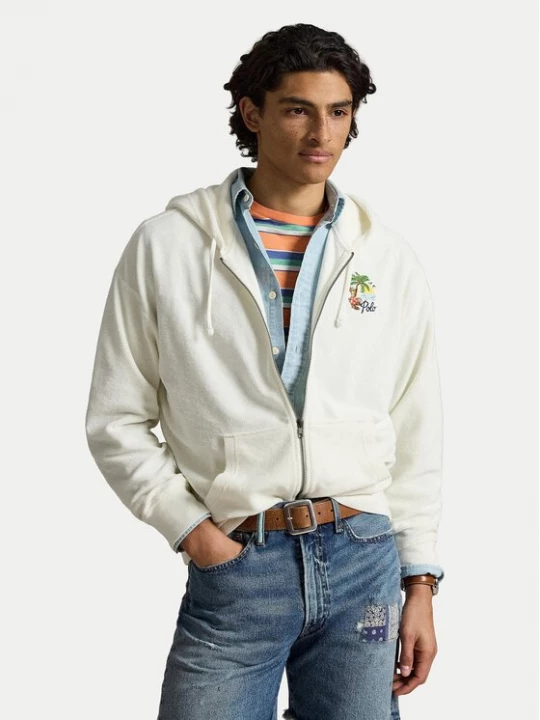 Obrázek produktu Polo Ralph Lauren Mikina 710B14590001 Krémová Relaxed Fit