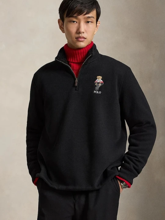 Obrázek produktu Polo Ralph Lauren mikina dámská s bavlnou černá