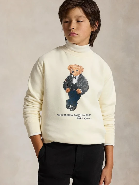 Obrázek produktu Polo Ralph Lauren mikina dětská s bavlnou béžová