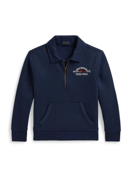 Obrázek produktu Polo Ralph Lauren mikina dětská s bavlnou námořnická modř