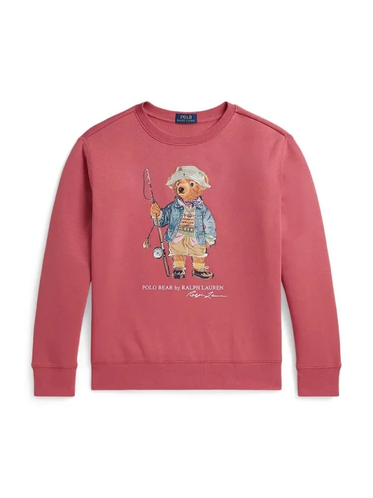Obrázek produktu Polo Ralph Lauren mikina dětská s bavlnou růžová