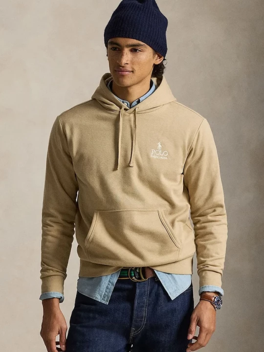 Obrázek produktu Polo Ralph Lauren mikina kapucí pánská bavlnou hnědá