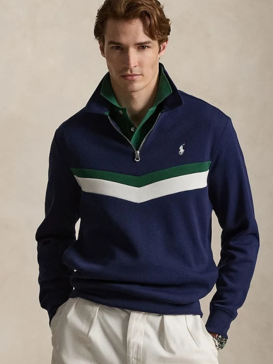 Obrázek produktu Polo Ralph Lauren mikina pánská s bavlnou námořnická modř