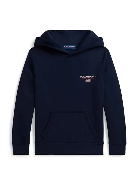 Obrázek produktu Polo Ralph Lauren mikina s kapucí dětská bavlněná námořnická modř