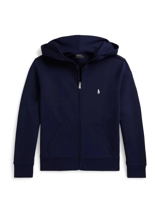 Obrázek produktu Polo Ralph Lauren mikina s kapucí dětská s bavlnou námořnická modř