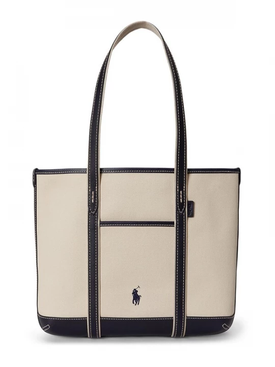 Obrázek produktu Polo Ralph Lauren Nákupní taška krémová / tmavě hnědá