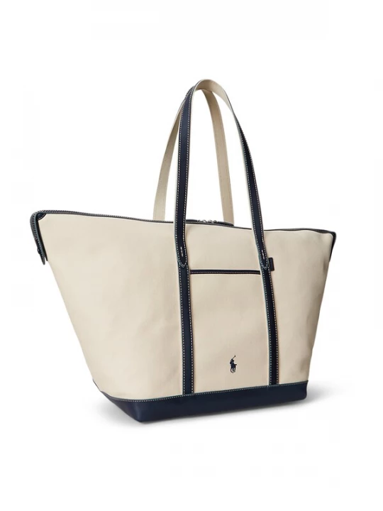 Obrázek produktu Polo Ralph Lauren Nákupní taška režná / tmavě modrá
