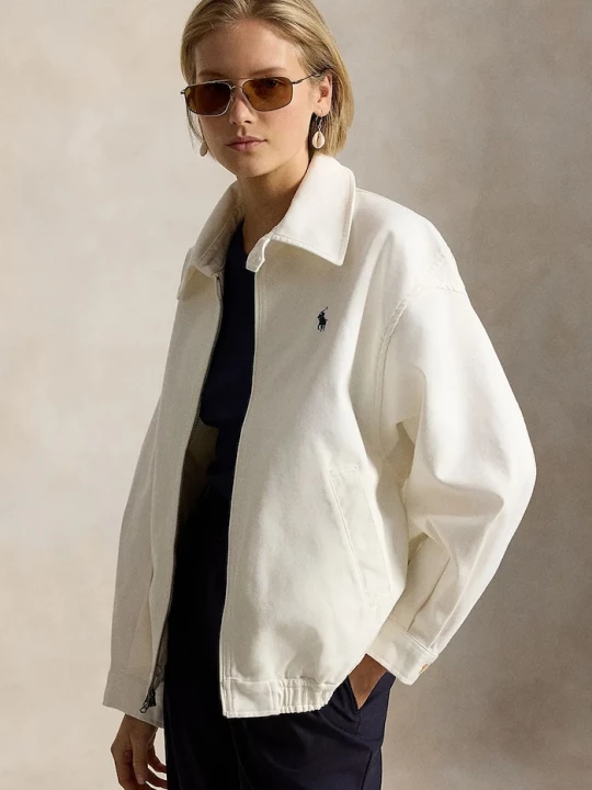 Obrázek produktu Polo Ralph Lauren oversized bunda dámská bavlněná béžová