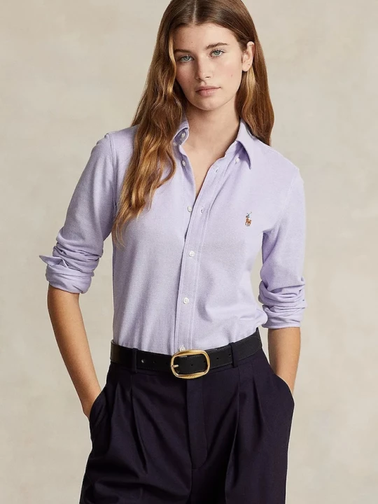 Obrázek produktu Polo Ralph Lauren oxfordská košile dámská bavlněná fialová