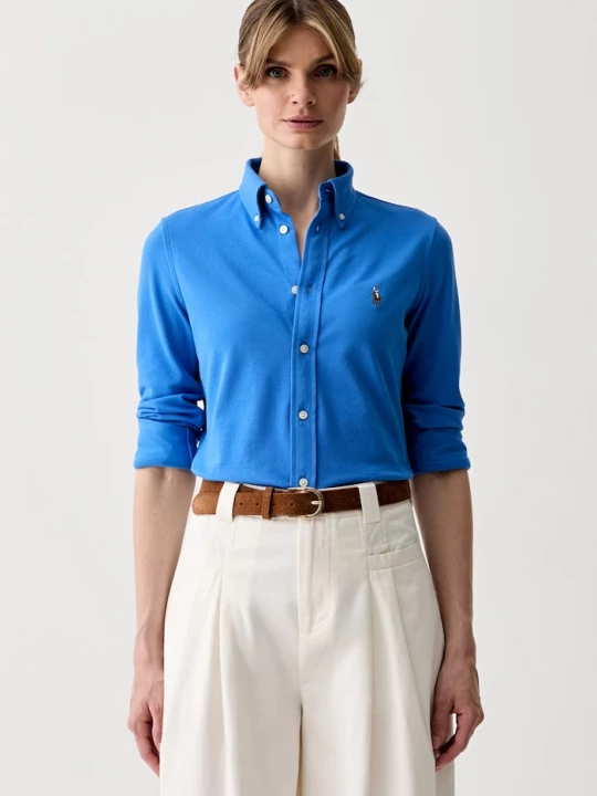 Obrázek produktu Polo Ralph Lauren oxfordská košile dámská bavlněná modrá