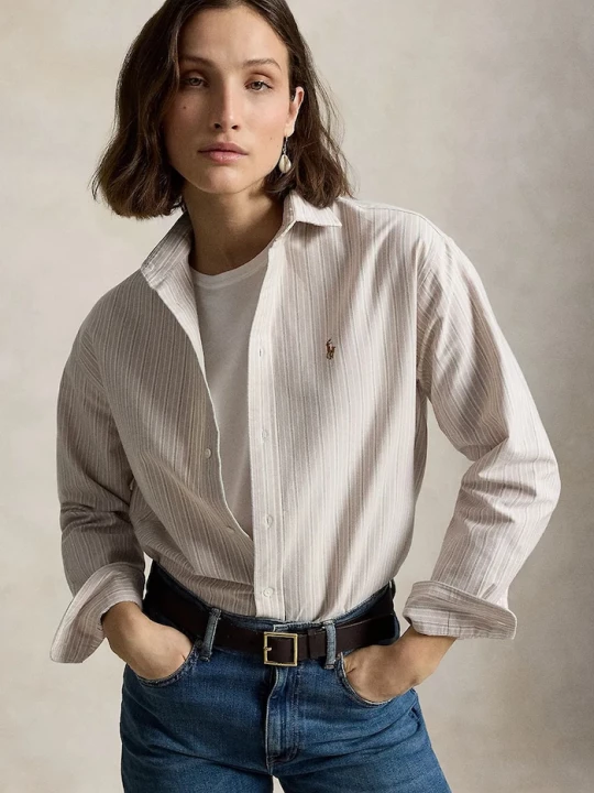 Obrázek produktu Polo Ralph Lauren oxfordská košile dámská bavlněná růžová