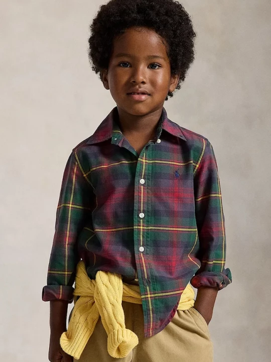 Obrázek produktu Polo Ralph Lauren oxfordská košile dětská bavlněná červená
