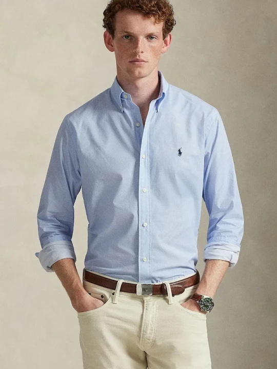 Obrázek produktu Polo Ralph Lauren pánská košile modrá