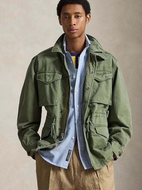 Obrázek produktu Polo Ralph Lauren parka pánská bavlněná zelená