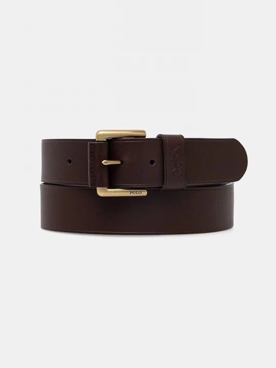 Obrázek produktu Polo Ralph Lauren pásek pánský kožený hnědá