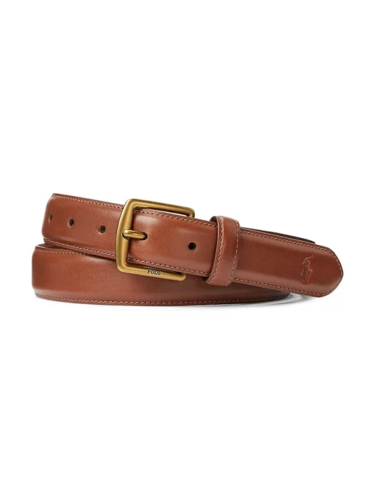 Obrázek produktu Polo Ralph Lauren pásek pánský kožený hnědá