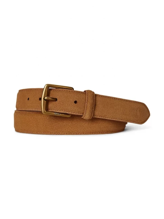 Obrázek produktu Polo Ralph Lauren pásek pánský semišový hnědá