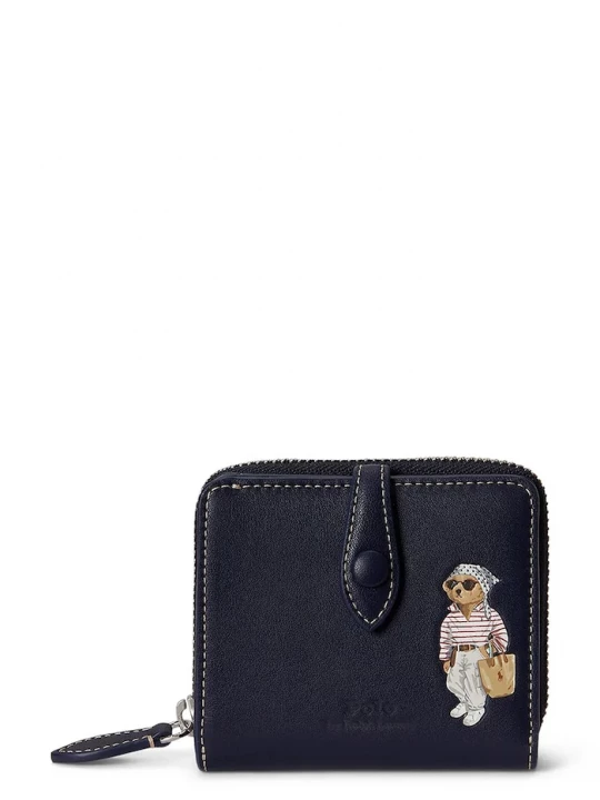 Obrázek produktu Polo Ralph Lauren Peněženka dámská kožená námořnická modř
