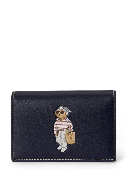Obrázek produktu Polo Ralph Lauren Peněženka dámská kožená námořnická modř