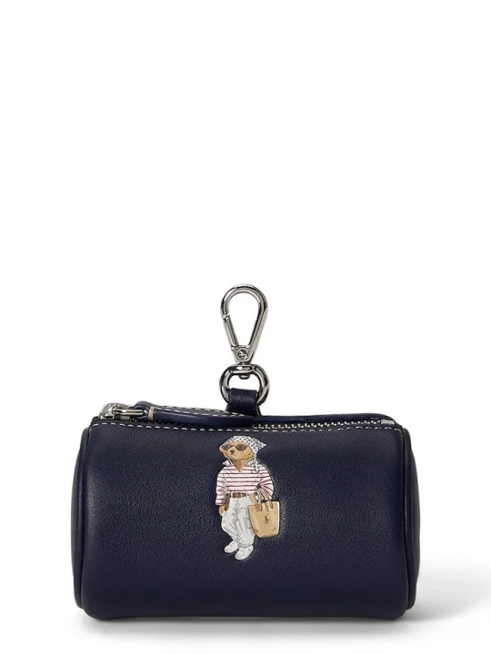 Obrázek produktu Polo Ralph Lauren peněženka na mince dámská kožená námořnická modř