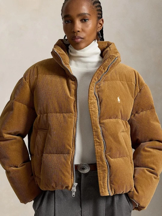 Obrázek produktu Polo Ralph Lauren péřová bunda dámská hnědá