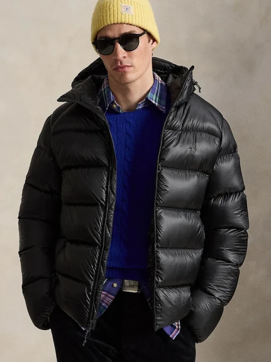 Obrázek produktu Polo Ralph Lauren péřová bunda pánská černá