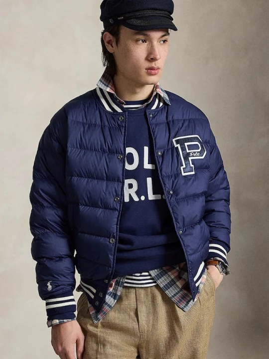 Obrázek produktu Polo Ralph Lauren péřová bunda pánská námořnická modř