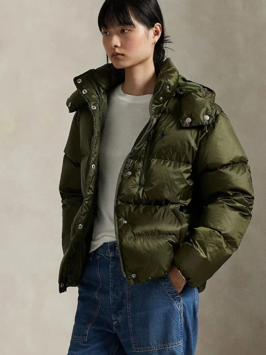 Obrázek produktu Polo Ralph Lauren Péřová bunda zelená