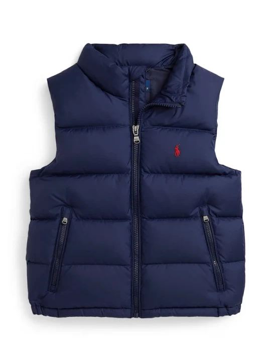 Obrázek produktu Polo Ralph Lauren péřová vesta dětská námořnická modř