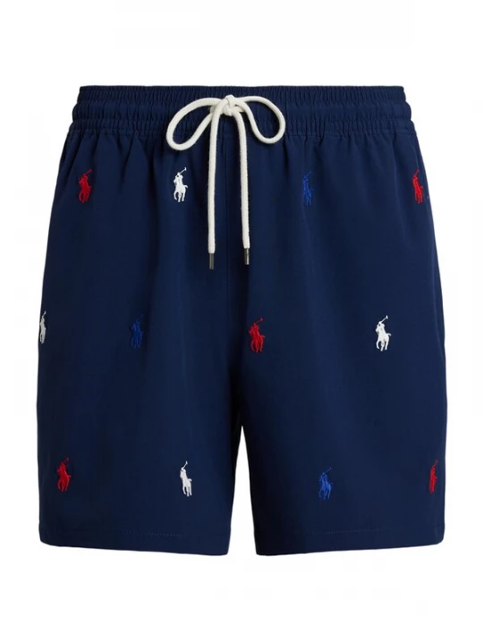 Obrázek produktu Polo Ralph Lauren Plavecké šortky 'Traveler'  námořnická modř / červená / bílá