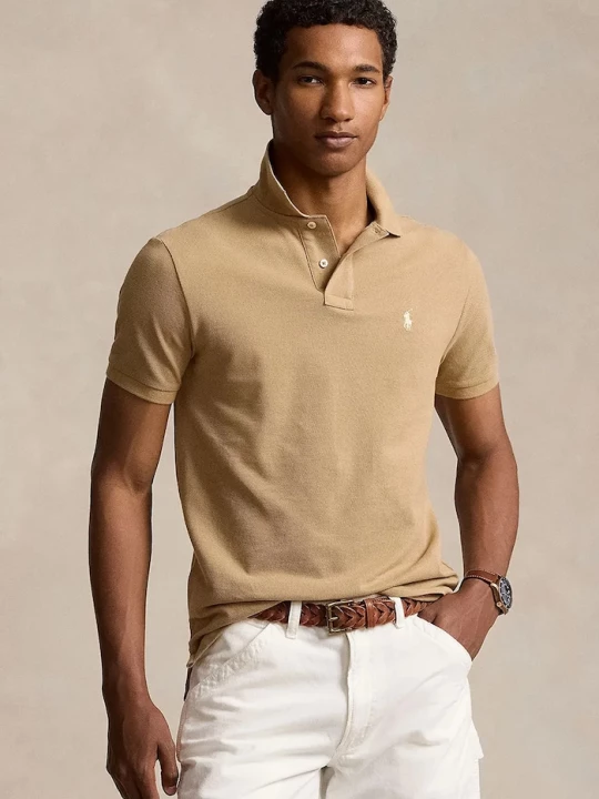 Obrázek produktu Polo Ralph Lauren polo pánské bavlněné béžová
