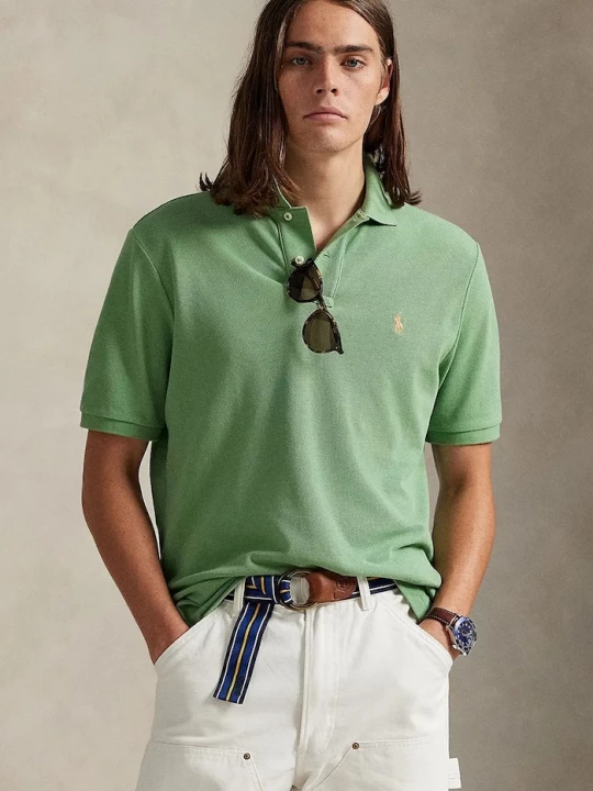 Obrázek produktu Polo Ralph Lauren polo pánské bavlněné zelená
