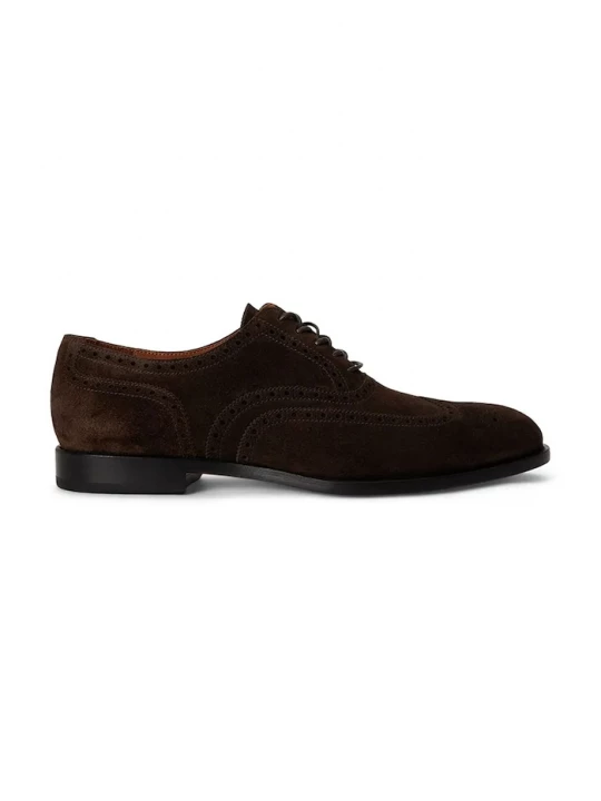 Obrázek produktu Polo Ralph Lauren Polobotky pánské semišové Owen Wingtip hnědá