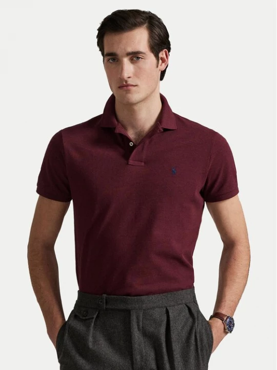 Obrázek produktu Polo Ralph Lauren Polokošile 710536856343 Bordó Slim Fit