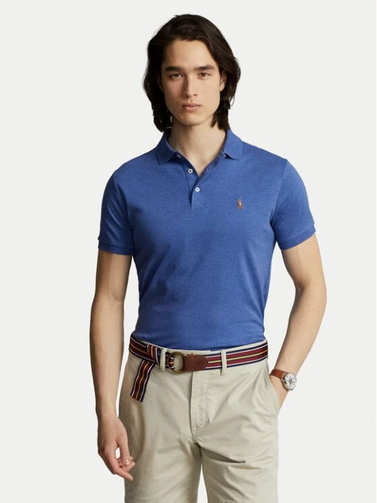 Obrázek produktu Polo Ralph Lauren Polokošile 710713130008 Modrá Custom Slim Fit