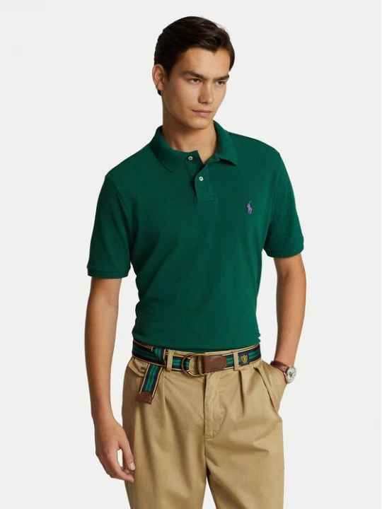 Obrázek produktu Polo Ralph Lauren Polokošile 710782592016 Zelená Custom Slim Fit